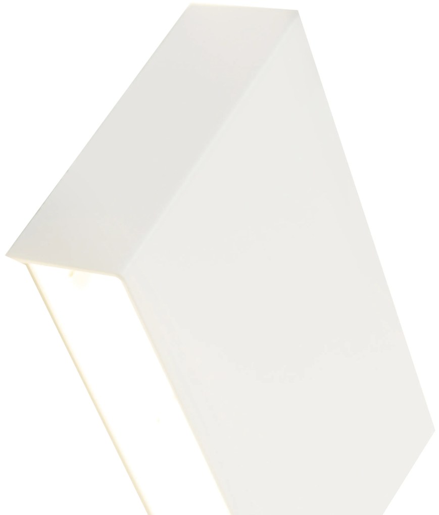 Moderná nástenná lampa biela - Otan