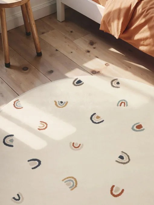 Koberec Hanse Home ADVENTURES RAVI krémový kruh