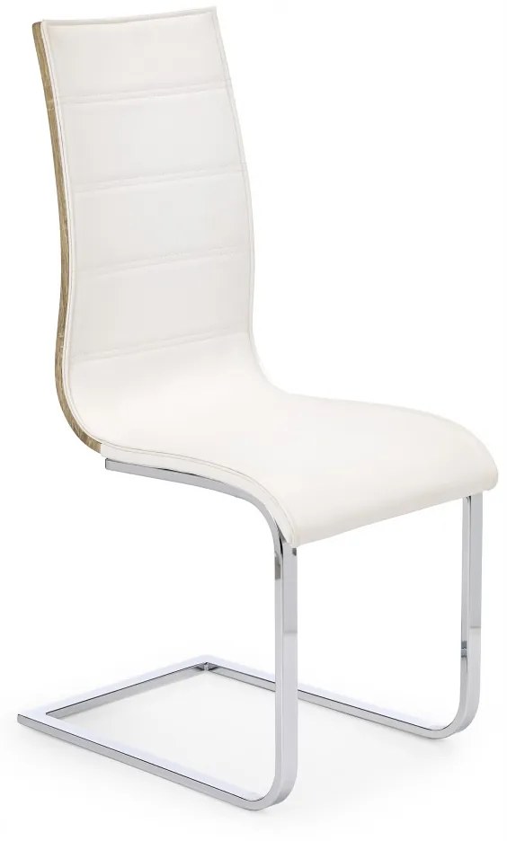 Jedálenská stolička Noma I biela/dub sonoma