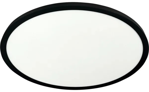 LED stropné svietidlo LED/32W/230V 3000/4000/6500K pr. 40 cm čierna