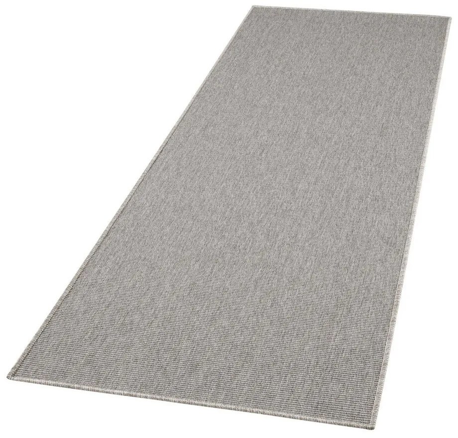 Sivý vnútorný a vonkajší behúň 80x450 cm Nature – Hanse Home