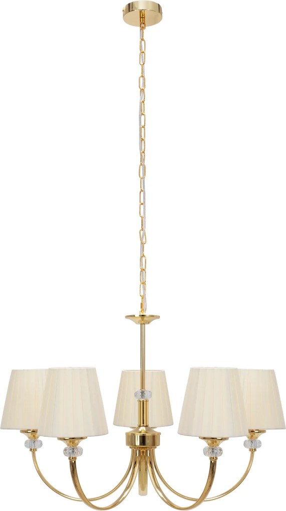 Toolight Toolight, stropná lampa 5xE14 APP1014-5CP, béžová, OSW-05557