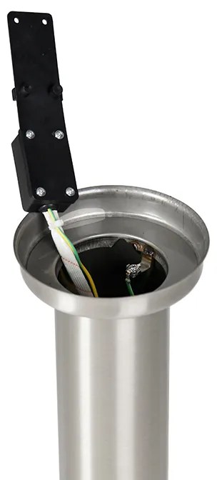 Moderné vonkajšie lampy na stĺp oceľ 45 cm IP44 - Rox