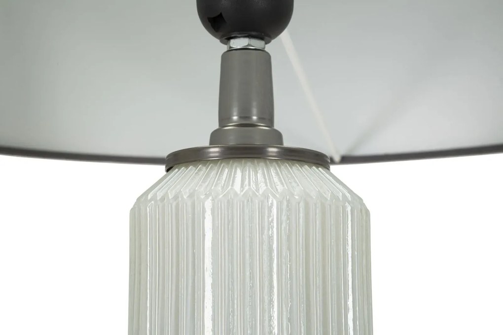 Stojacia lampa Bright 164 cm sivá/biela