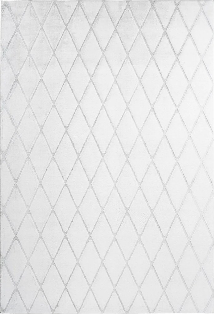 XXXLutz KOBEREC, 160/230 cm sivá, biela - Online Only bytové doplnky - 005937064403