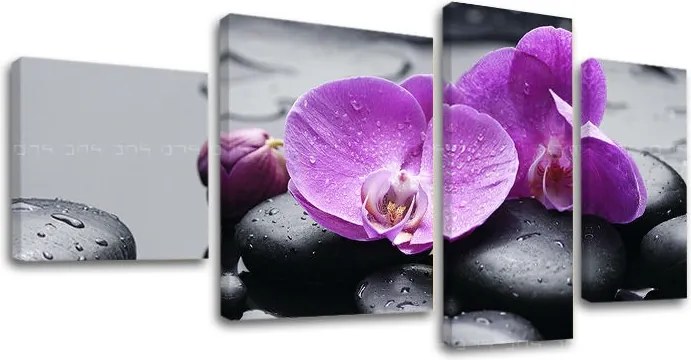 Obraz na plátne 4 dielny FENG SHUI FS011E40