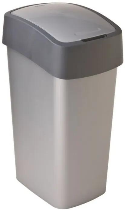 Odpadkový koš FLIPBIN 45 l - šedý CURVER