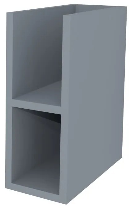 Mereo, Mereo Aira, kúpeľňová skrinka 20 cm, spodná, Multidecor, Monumentálna sivá, MER-CN797SMSO1
