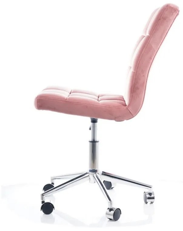 Expedo Detská stolička KEDE Q-020 VELVET, 45x87-97x40, bluvel 14, sivá