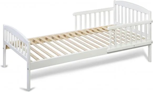 Biela detská posteľ z borovicového dreva YappyKids Classic