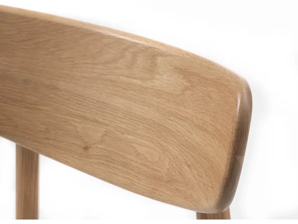 Svetlosivá/v prírodnej farbe jedálenská stolička Elim – Unique Furniture