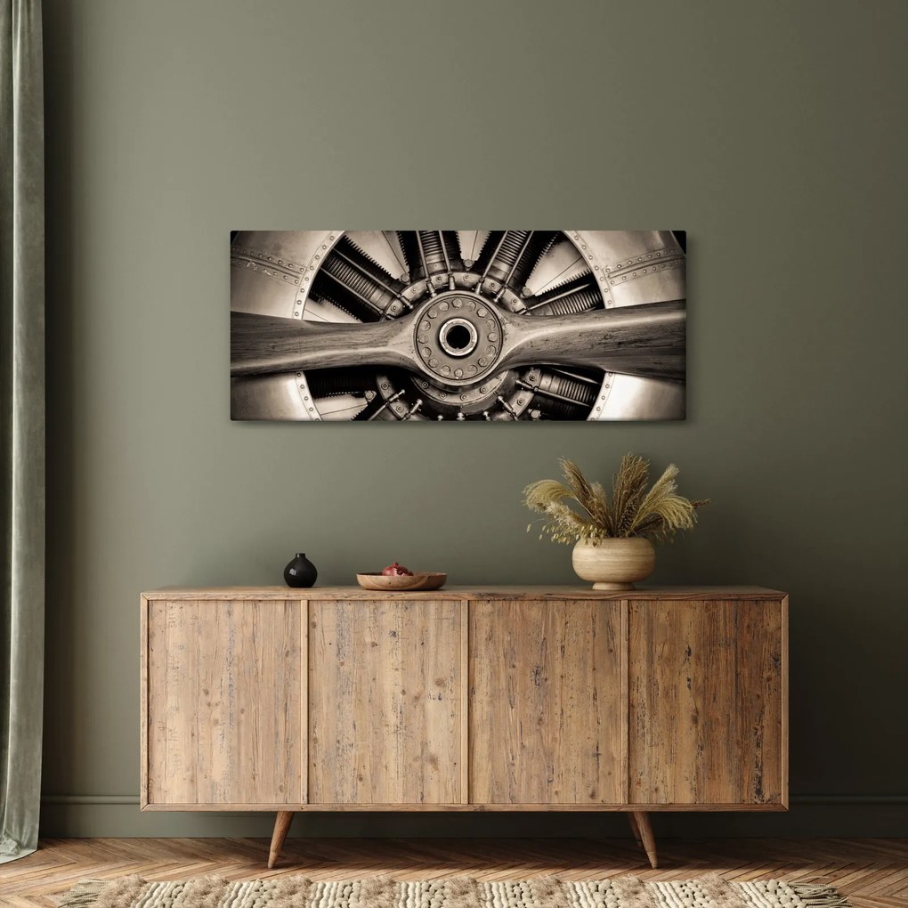 Obraz - Letecká vrtuľa (120x50 cm)
