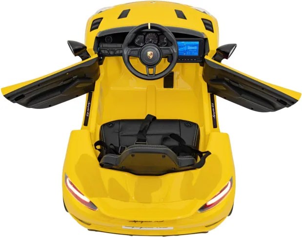 Elektrické autíčko Porsche Spyder RS 718 MP4 žlté