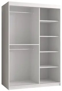 Šatníková skriňa Towiro Slim 1 120, Farby: čierna
