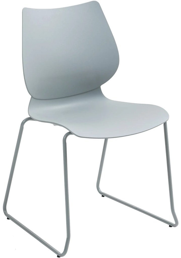 Sada 2 ks stoličiek Houma - sivá