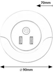 Rabalux DEMBO LED dekoratívna lampa 76012