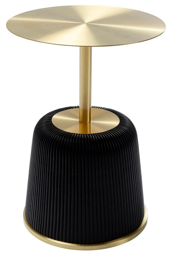 Endless Vegas príručný stolík čierny Ø40 cm