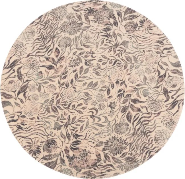 Koberec Agnella Agnus Fiorena Alabaster béžový kruh