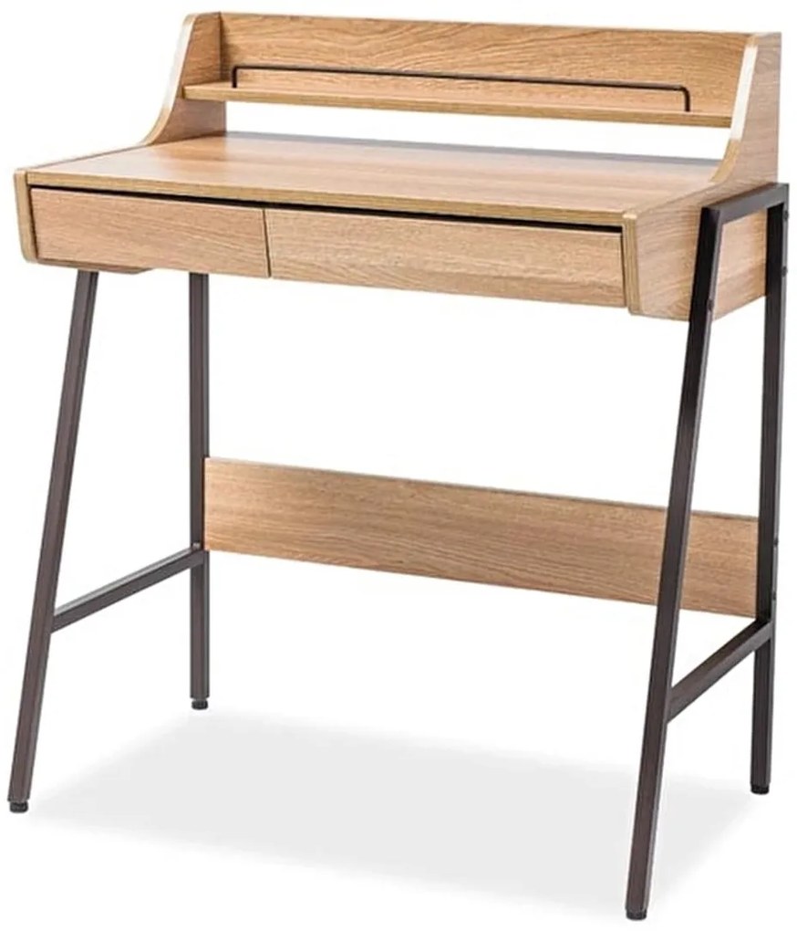 Písací stôl v dekore dub B-168