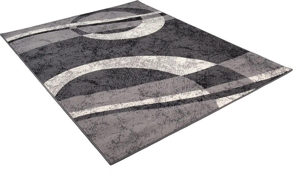 TA Koberec 4959A DARK GRAY CHEAP PP CRM Sivý Obdĺžnikový Rozmer: 80x150 cm