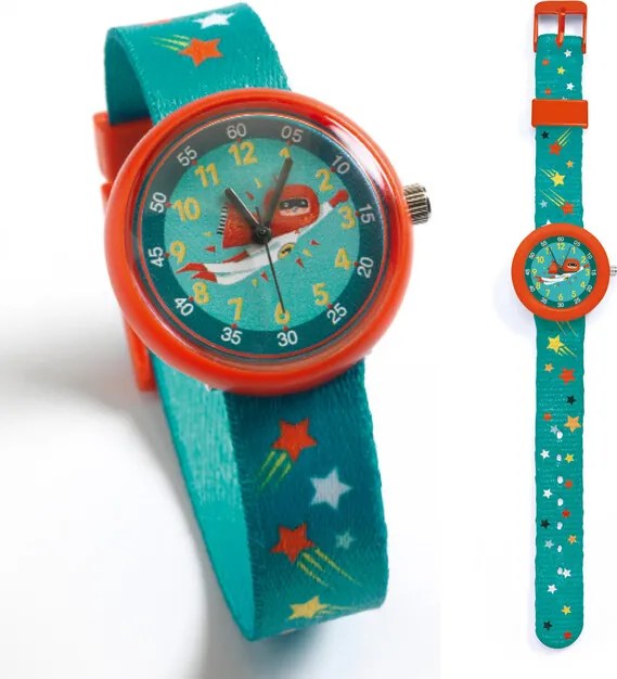Djeco Detské hodinky: Superhrdina