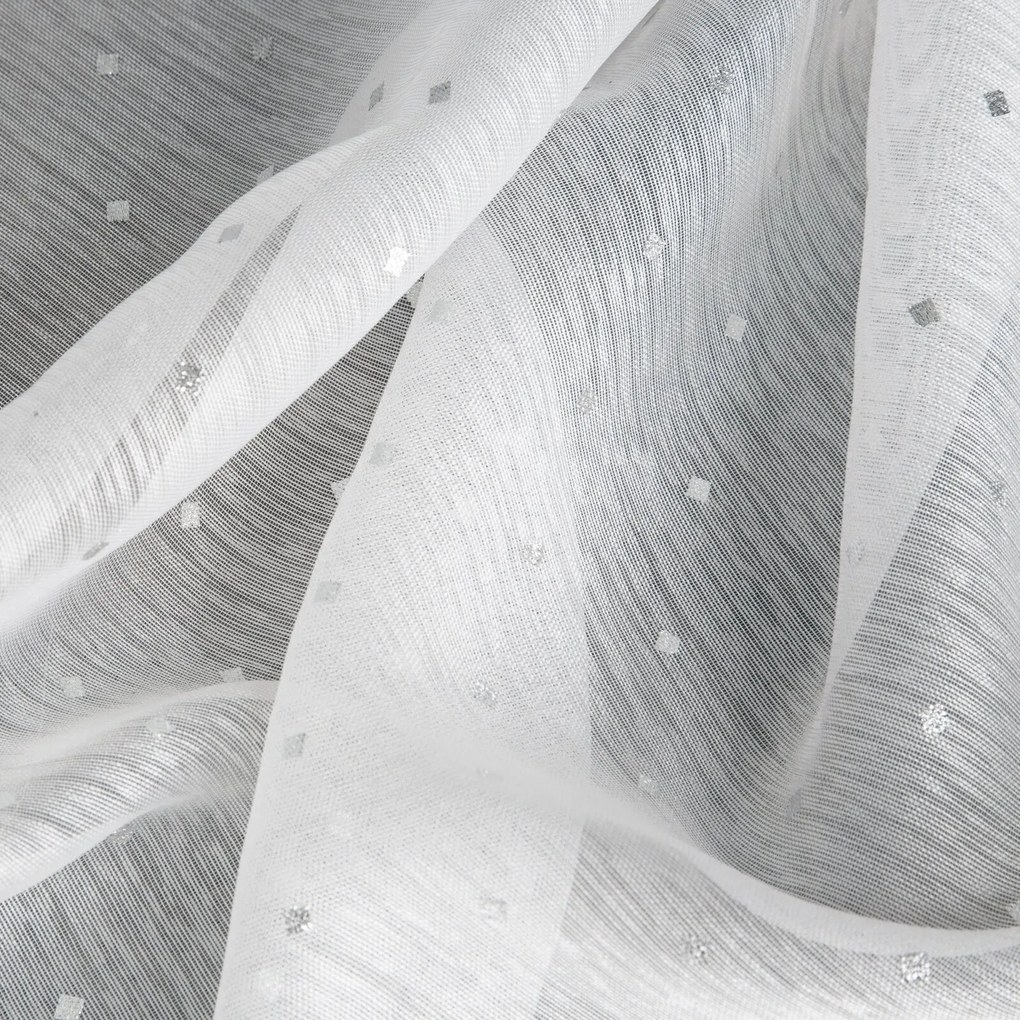 ZÁCLONA NA PÁSKE SIBEL 300X150 CM BIELA