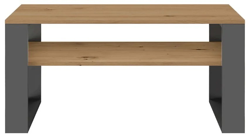 Konferenčný stolík Maduro 2 (dub artisan + antracit). Akcia -22%. Vlastná spoľahlivá doprava až k Vám domov. 1132423