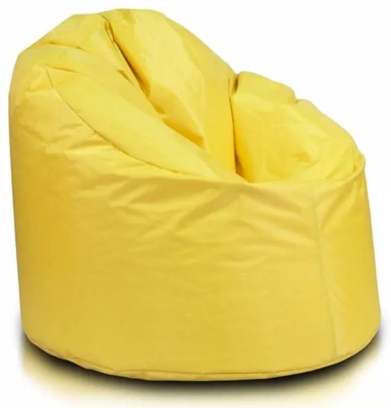INTERMEDIC SK - Sedací vak Star 85x90 cm | ergonomický dizajn s podrúčkami, 300 l Farba: NC04 - Žltá slnko (Polyester)
