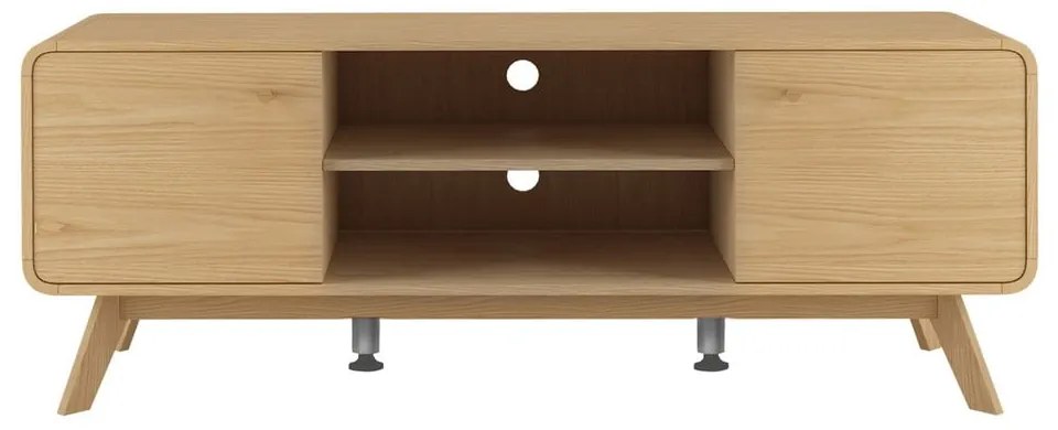 TV stolík v dekore duba v prírodnej farbe 140x53 cm Cassie - Støraa