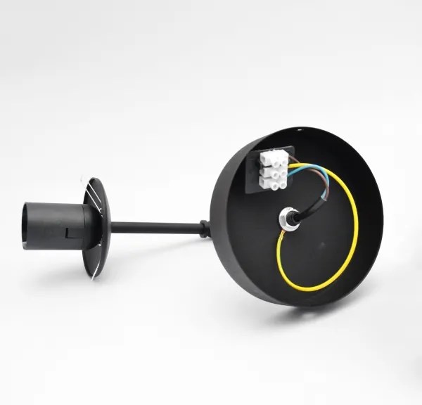 Nástenná lampa MOON 1xE27/15W/230V čierna