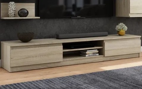 TV stolík Carlos, dub sonoma, 175 cm%