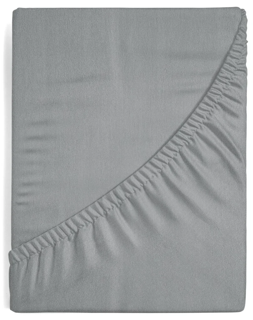 JERSEY PRESTIERADLO 220X240 CM, VÝŠKA 30 CM SIVÉ