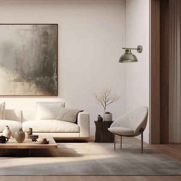 Nástenná lampa SVEN 1xE27/15W/230V mosadz