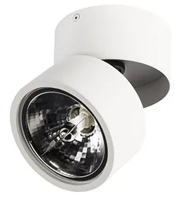 Sada 2 moderných bodových svetiel bielych okrúhlych nastaviteľných - Go Nine