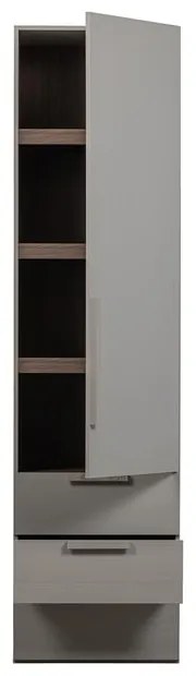 Sivá modulárna skriňa 55x210 cm Rens – WOOOD