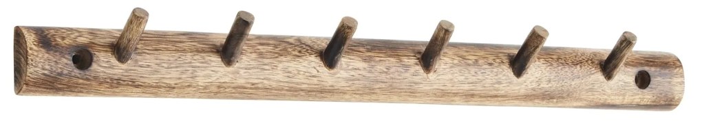 MADAM STOLTZ Drevený vešiak Mango Wood 49 cm