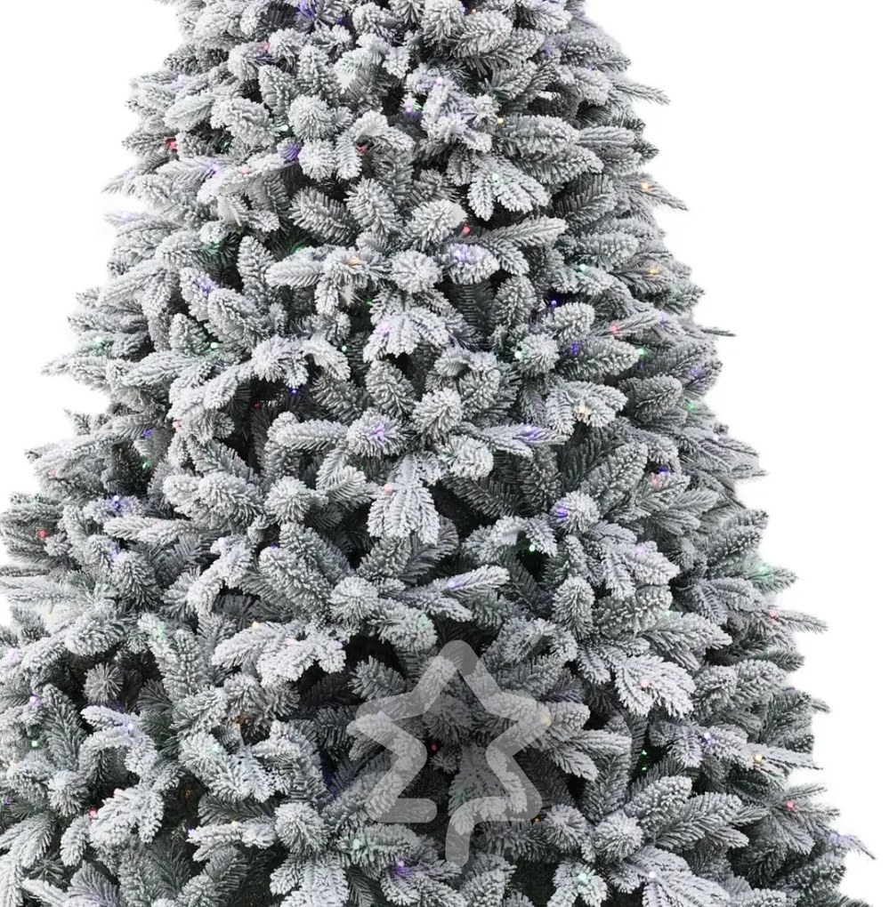 Smrek Biely 500 LED 210 cm