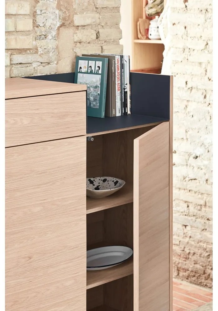 Svetlá hnedo-modrá skrinka Teulat Valley