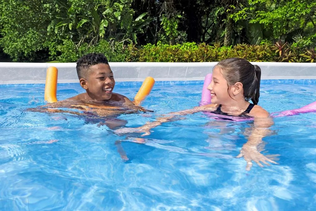 Rámový bazén Power Steel 488x244x122 sivý 16x8FT BESTWAY 6v1 - 56670