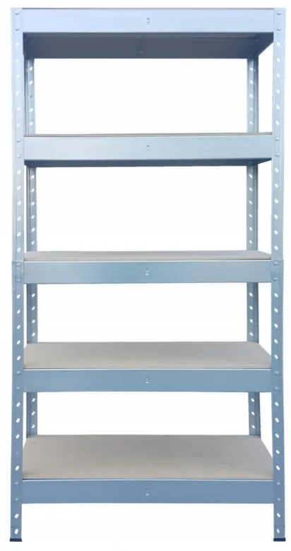 Fistar Regál skrutkovaný 1750x900x400 mm kovový zinkovaný 5-policový, nosnosť 1100 kg