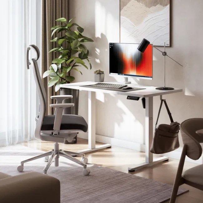 Elektrický výškovo nastaviteľný stôl Mark Adler Leader 6.9 biely