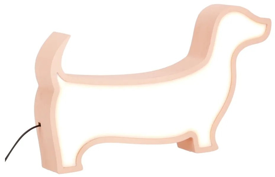Ružová detská lampička Dog - Candellux Lighting