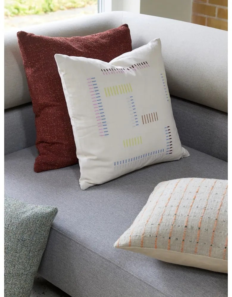 Dekoračný vankúš s prímesou ľanu 40x60 cm Rhythmic – Hübsch