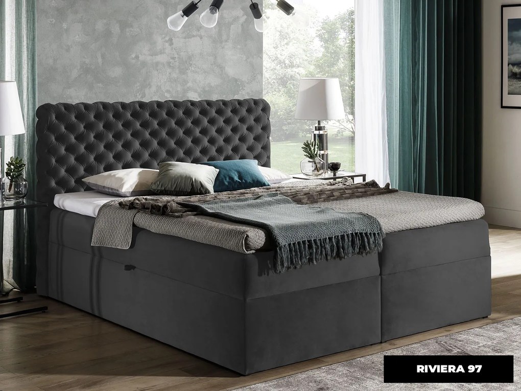 PROXIMA.store - Kontinentálna boxspring posteľ ODESSA ROZMER: 120 x 200 cm