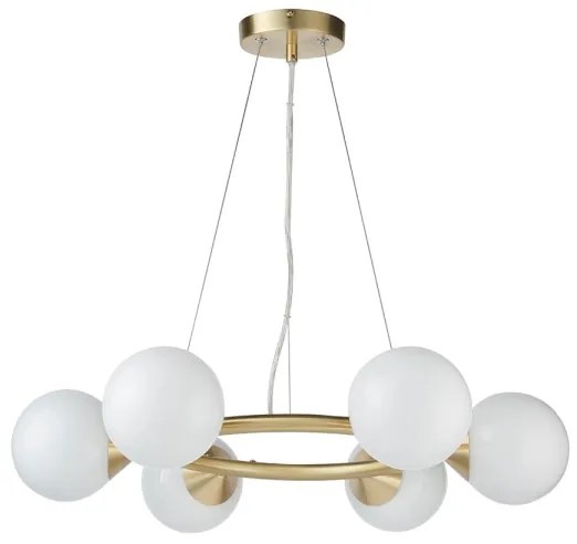 Endon 106390 - Luster na lanku OTIS 6xG9/3W/230V zlatý