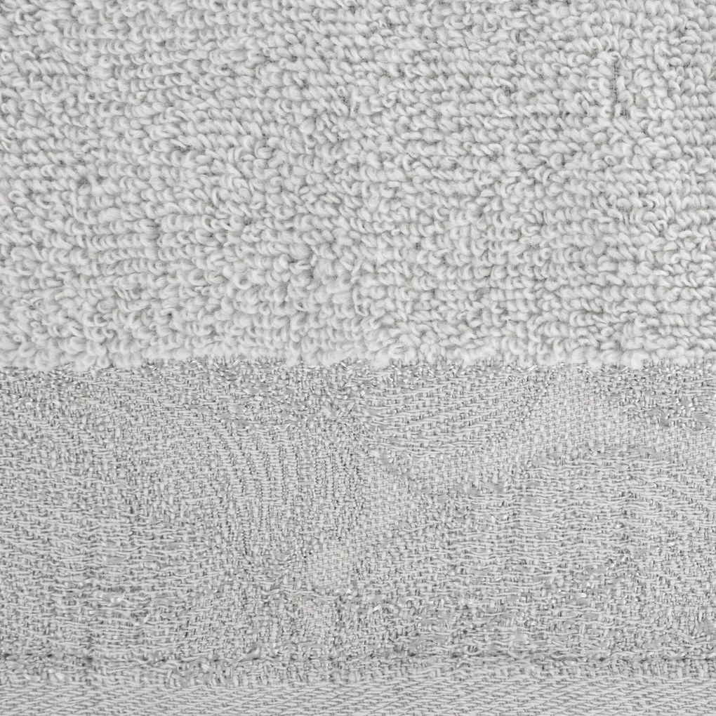 BAVLNENÝ UTERÁK AGIS SADA 3KS 70X140 CM STRIEBORNÁ