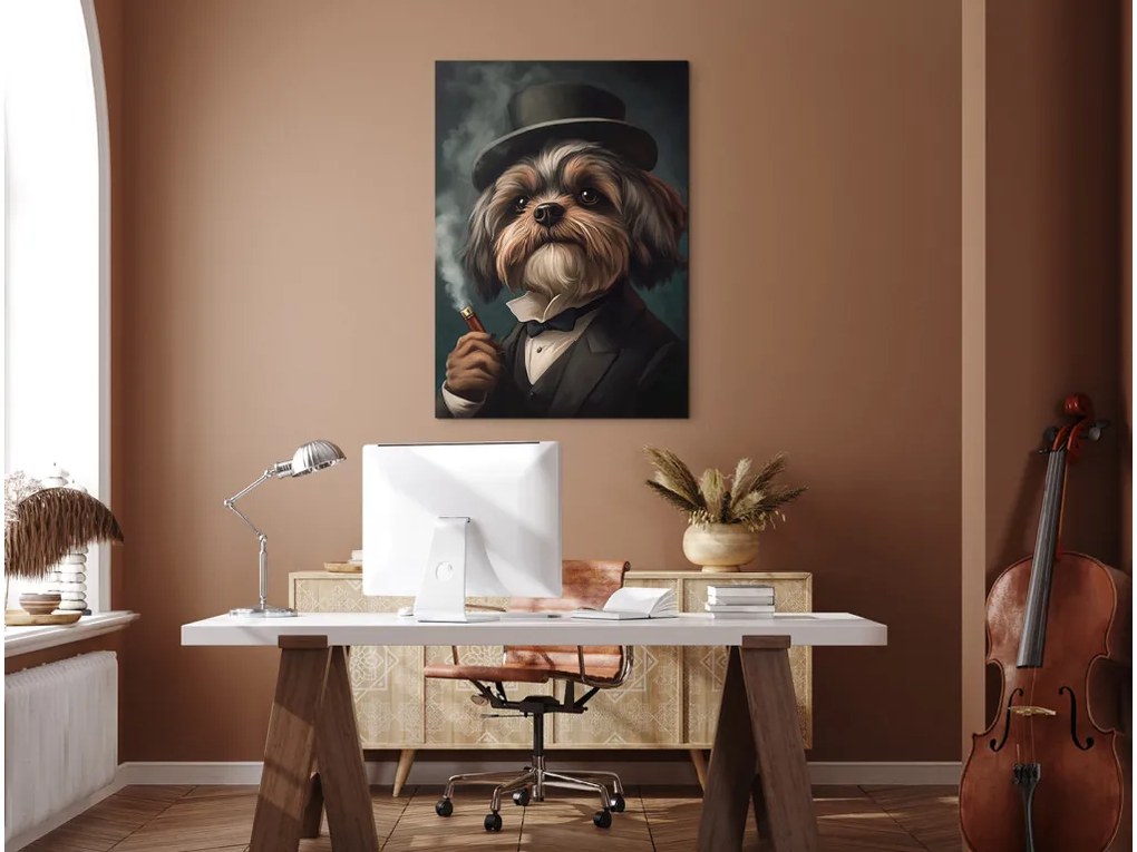 drevko | Obraz Pán Shih Tzu v klobúku