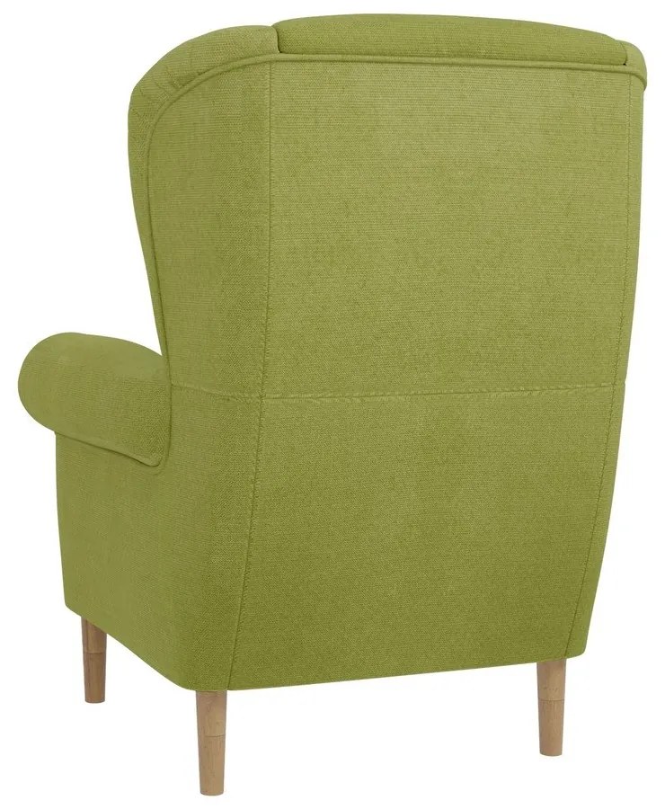 Zelené kreslo ušiak Swan – Ropez