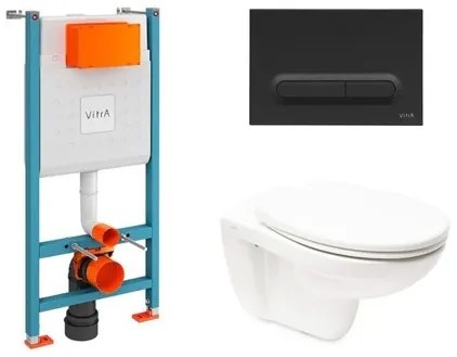 Závesný wc set Vitra Normus do ľahkých stien / predstenová SIKOVSB3, 1 ks