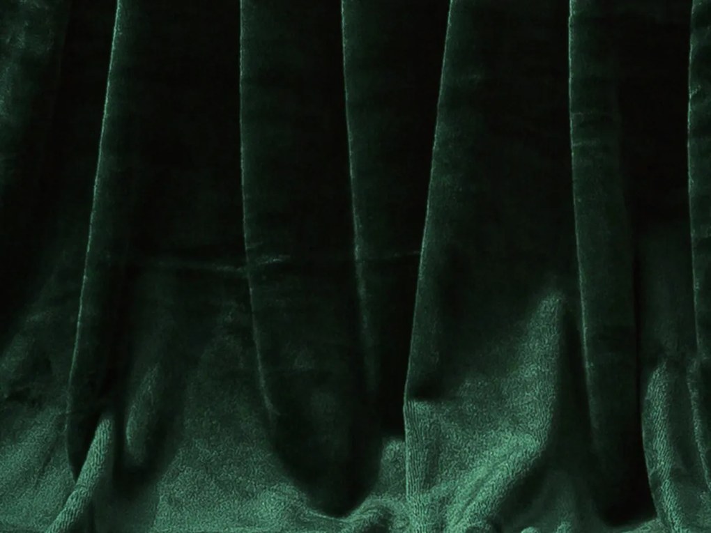 XPOSE® Mikroplyšová deka Exclusive - tmavo zelená 200x230 cm